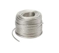 Cable de cobre trenzado, cable de drenaje, eléctrico, trenzado, redondo, desnudo, flexible, conexión a tierra, conductor, estañado, 5 m