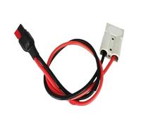 Cable de conector de clavija gris de 30A a 50A, Cable de cobre 12AWG, extensión de batería de litio, línea de carga, Cable adaptador de avión modelo(0.3M)