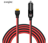 Cable de encendedor de coche a XT60 de 6m/3m/2m para ALLPOWERS R600 R1500 R2500 EcoFlow Delta River Anker Bluetti Oukitel FOSSiBOT 3m 10FT