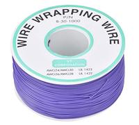 Cable de Envoltura 30AWG Garosa, Placa de Circuito Impreso con Alambre OK Púrpura, Reparación de Núcleo de Cobre Estañado, Cable Puente y Cables de Prueba para Multímetro