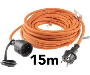 Cable de extensión 15m, IP444 Naranja 4250416339935