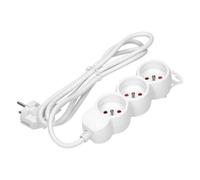 Cable de extensión 3 velocidades 2P+Z, 5m H05VV-F ES-4/W/5