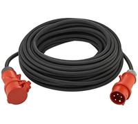 Cable de extensión Althoff para aplicaciones industriales, 25 metros, cable H07RN-F5G2,5, 16A, IP44, con conector Mennekes y cambio de fase
