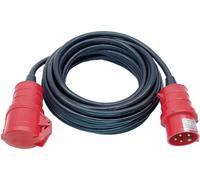 Cable de extensión Brennenstuhl CEE, IP44, 25 metros, negro, H07RN-F 5G2,5, con 5 polos, modelo 1167720
