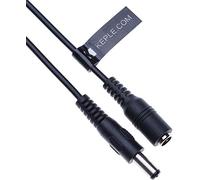 Cable de Extensión de Alimentación de CC DC 2.1mm / 5.5mm Jack 5m Conector CCTV Adaptador de Cable de Alimentación Compatible con CCTV Security Camera, IP Camera, DVR Standalone, LED Strip, Monitores