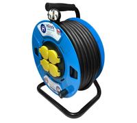 Cable de extensión de goma H05RR-F, 3 x 2,5, carrete de 25 metros