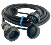 Cable de extensión de goma H07RN-F, 3x4mm2, grado de protección IP68, 15 metros
