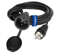 Cable de extensión H07RN-F, 3G1,5, 50 metros, goma. Cable de extensión para obras