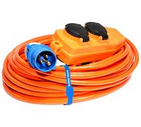Cable de extensión para camping, adaptador, 25 metros, 3 x 2,5, modelo H07BQ-F