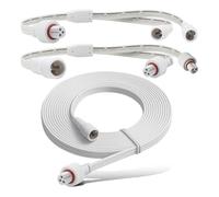 Cable de extensión para iluminación exterior Govee, cable de extensión para iluminación continua Govee, cable de extensión con distribuidor en Y, cable de alimentación impermeable IP68 para patio
