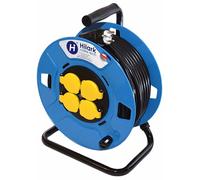 Cable de extensión para jardín reforzado, modelo H05VV-F, 3G2,5mm², enrollado en un carrete de 45 metros