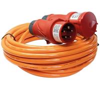 Cable de extensión para sistemas CEE, marca Hesse, de 25 metros, modelo H07BQ-F5G2,5, 16A, IP54, PowerTOP Xtra, marca Mennekes