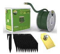 Cable de limitación de 250 m + 750 estacas + 30 Cuchillas para Robot cortacésped, cortacésped, Juego de Accesorios de Alambre de limitación para Cable de búsqueda, Compatible con Gardena Husqvarna