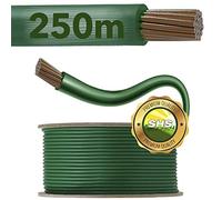 Cable de limitación de 250 m para Robot cortacésped, cortacésped, Juego de Accesorios para Cable de búsqueda, Compatible con Gardena/Bosch/Husqvarna/Worx/Honda/ROBOMOW/iMow / Ø2,7 mm