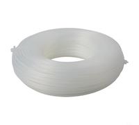 Cable de nailon de 3 mm x 55 m para equipos de cuidado del césped, incluyendo modelos eléctricos a batería y a gas (redondo)