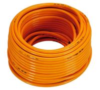Cable de obra en rollo, 50 metros, H07BQ-F, 5G2,5, color naranja, grado de protección IP44