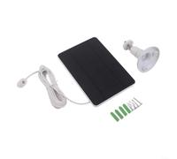 Cable de panel solar exterior para Arlo Floodlight Spotlight exterior | Alta eficiencia, material duradero, salida de 5 V, compatible con para la serie aro, para una construcción robusta