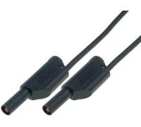 Cable de prueba 2metros negro con babanas de 4mm 16amp