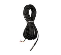 Cable de sensor de temperatura, 10 m, sensor digital, acero inoxidable, resistente al agua, para almacén industrial, sistema de control de termostato