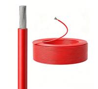 Cable De Silicona De Alta Temperatura 10AWG 12AWG 16AWG 18AWG, Cobre Estañado Multifilar, 600V 200°C, Cable Flexible Para Batería, Panel Solar, Bicicleta Eléctrica, Dron RC(14AWG)