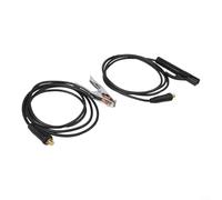 Cable de soldadura de abrazadera de tierra de 300 A para máquina inversora de MMA, tierra de cobre resistente con mango aislado, accesorio de soldador profesional para astillero y mina (3 m)