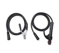 Cable de soporte de electrodos de varilla de 2 m, conexión de cable para soldador inversor, conexión rápida, soldadura, suministro de abrazaderas de soldadura por arco