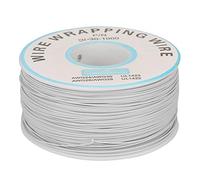 Cable Eléctrico Cobre 30 AWG, Alambre 0,25 mm Núcleo Blanco 1 Rollo para Instalaciones Eléctricas y Proyectos DIY, Alta Conductividad y Durabilidad para Cable de Alambre Eléctrico