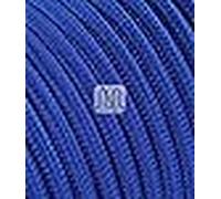 Cable eléctrico redondo redondo revestido de tela multicolor azul 2 x