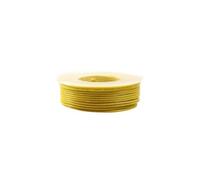 Cable eléctrico UL1007 de 30/28/26/24/22/20/18/16 AWG en rollo for iluminación LED de 300 V (DIY). Cable de cobre estañado con aislamiento de PVC. Bobina.(Yellow,1 ROLL_20AWG 5M PER ROLL)