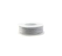 Cable eléctrico UL1007 de 30/28/26/24/22/20/18/16 AWG en rollo for iluminación LED de 300 V (DIY). Cable de cobre estañado con aislamiento de PVC. Bobina.(White,1 ROLL_18AWG 4M PER ROLL)