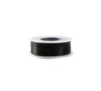 Cable eléctrico UL1007 de 30/28/26/24/22/20/18/16 AWG en rollo for iluminación LED de 300 V (DIY). Cable de cobre estañado con aislamiento de PVC. Bobina.(Black,2 ROLLS_24AWG 15M PER ROLL)
