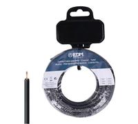 Cable Eléctrico Unifilar EDM 28575 Negro 5 m h07z1-k - Marca: EDM Product - EAN: 8425998285758