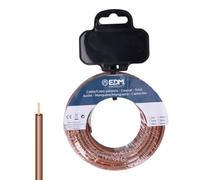 Cable Eléctrico Unifilar EDM 28576 Marrón 5 m h07z1-k - Marca: EDM Product - EAN: 8425998285765