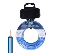 Cable Eléctrico Unifilar EDM 28582 Azul 20 m h07z1-k - Marca: EDM Product - EAN: 8425998285826