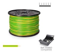 Cable eléctrico unifilar sediles bicolor 400 m h07z1-k bobina - marca