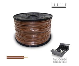 Cable eléctrico unifilar sediles marrón 400 m h07z1-k bobina - marca
