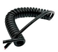 Cable en espiral elástico de resorte, Stretchable Spring Spiral Cable 14 Core Wire 1.2m Multiple Sizes
