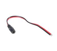 Cable flexible de alimentación DC7909, Cable de reparación de suministro de cable de alimentación de extremo abierto, conector de barriles 14AWG, coleta para panel solar portátil de células solares