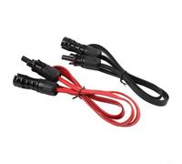 Cable Fotovoltaico Flexible 1m Paso Ventana Cable Fotovoltaico | ultra plano, pasa por marcos de para ventanas, instalación sin taladrar, 4mm² cobre, 100cm longitud