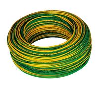 Cable h07v-k 1x2,5mm amarillo-verde rollo 100m