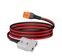 Cable hembra SB50 a XT60I de 50 A para generadores solares y fuentes de alimentación, adaptadores de corriente evaluados