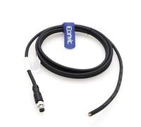 Cable M8 de 8 pines A macho a sensor de aviación abierto, cable eléctrico blindado impermeable para control de automatización industrial, módulo de bus de campo, red de dispositivos de 2 m