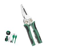 Cable multifuncional para electricista 12, Pliers tape screwdri | Alicates eléctricos multifunción portátiles 12 en 1 con pelador de aislamiento para proyectos de bricolaje