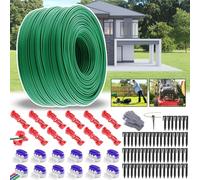 Cable perimetral Robot cortacesped 150m,Cable Robot cortacésped,+75 Clavijas, 30 Conectores Cable, 30 Terminales Conexión,Compatibilidad Universal con Robot cortacesped del Mercado