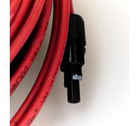 Cable solar de 6 mm² para extensión, color rojo | . Conectores MC4, conectores solares para paneles fotovoltaicos, 15 metros