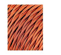 CABLE TEXTIL TRENZADO 2X0,75MM C-20 MARRON SEDA 5M