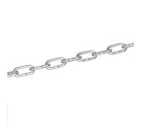 CABLEPELADO Cadena Zincada de Acero 2 mm 100 M Gris Cadena para Aplicaciones de Suspensión, Almacenamiento y Seguridad