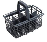 CABLEPELADO Cesta universal para cubiertos para lavavajillas, Cesta cubiertos lavaplatos, 24 x 17.5 cm, Asa desmontable, Código C00094297, Compatible con Bosch, Siemens, Bauknecht, Indesit, Ariston