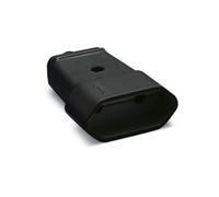 CABLEPELADO Clavija Enchufe Bipolar | Clavija Bipolar Recto | Sin TT | Contactos Fabricados en latón niquelado | 10A | 250V | IP20 | Hembra | Negro