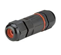 CABLEPELADO Conector de Cable Estanco 3 Contactos | Caja de Conexiones Impermeable | Manguito de Conexión Impermeable | 3 Pines para Cable Sección Máx. 2,5 mm² | IP68 | Máx. 450 V | 24A